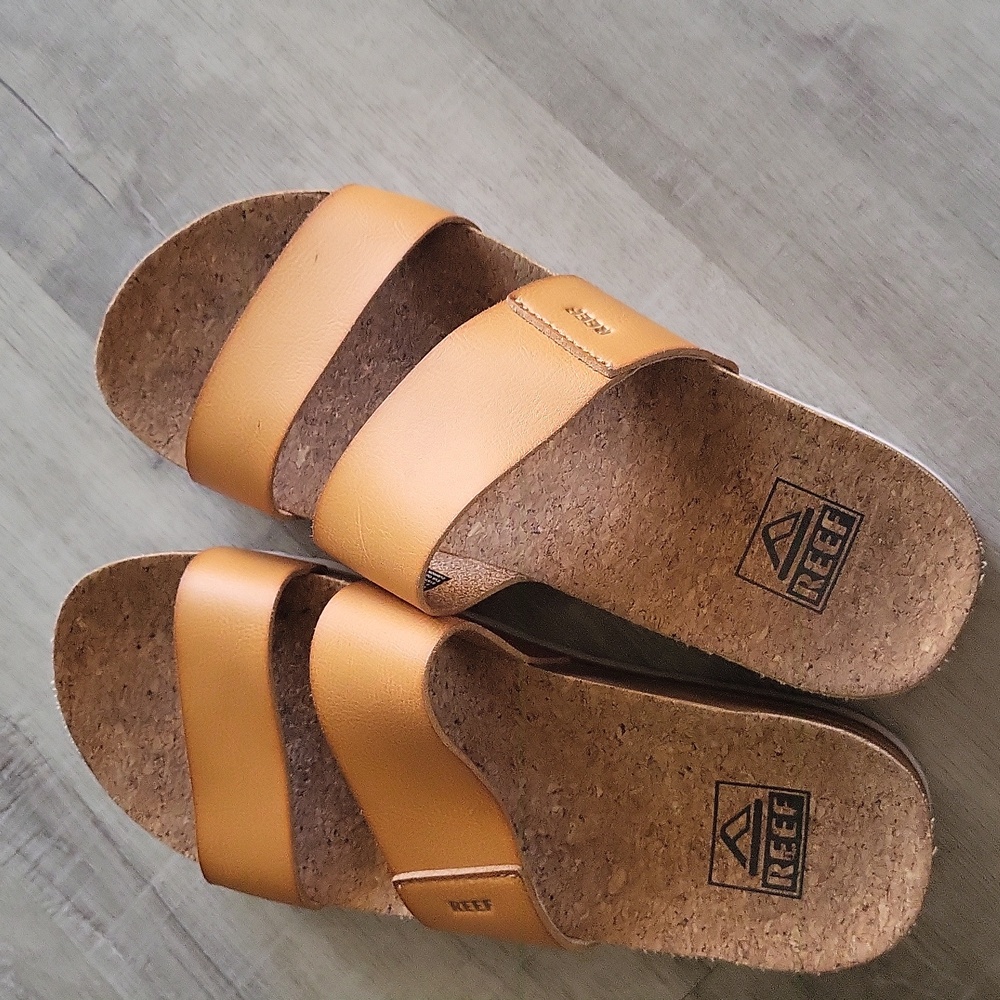 Reef Orange Tan Sandals Comfortable Beachwear